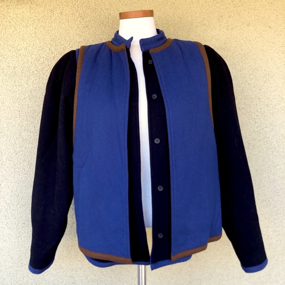 Gianni Versace Fall 1982 wool bomber jacket - Picture 1 of 9